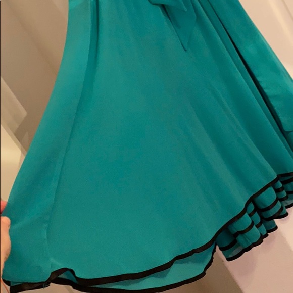 Chiffon mock neck dress - can also be maternity! - Picture 5 of 5